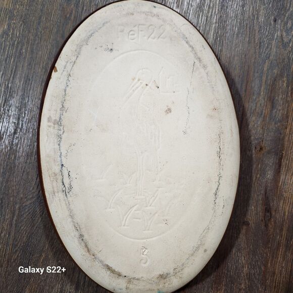 Pate Schaal Dik Glazuur Bruine Vintage Franse Oven Plate Retro Peasant Cottage - Picture 2 of 3